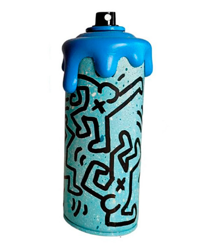 KEITH HARING SPRAY AZUL